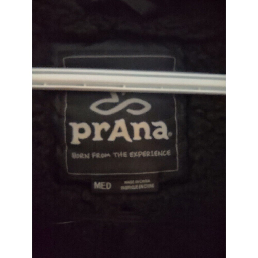PRANA “ESLA” HOODED FLEECE LINED PUFFER COAT~BLACK~SZ Medium~W23202233 - Picture 6 of 15